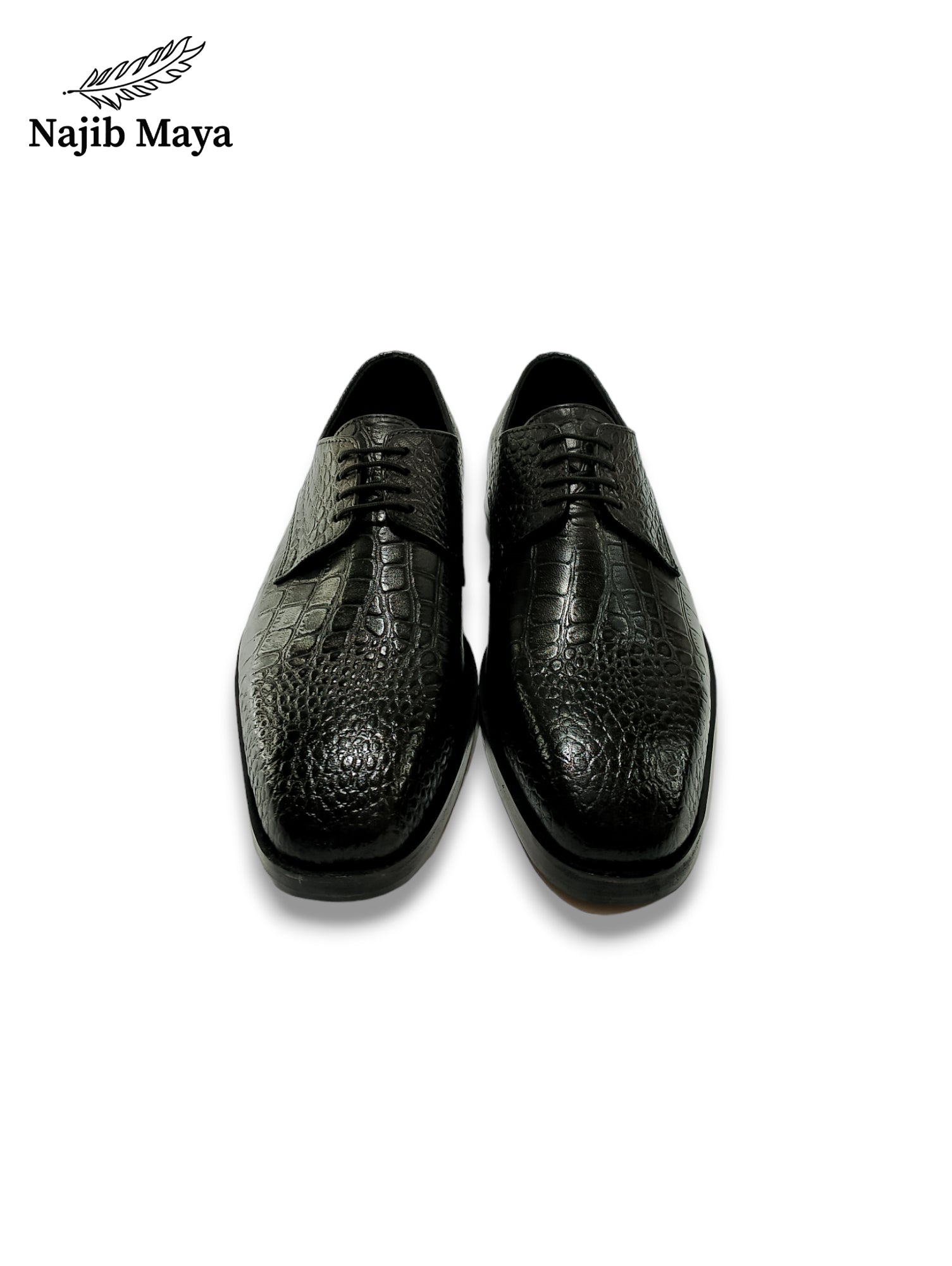 Black Darby T-Shape Shoes For Men's Secondary image