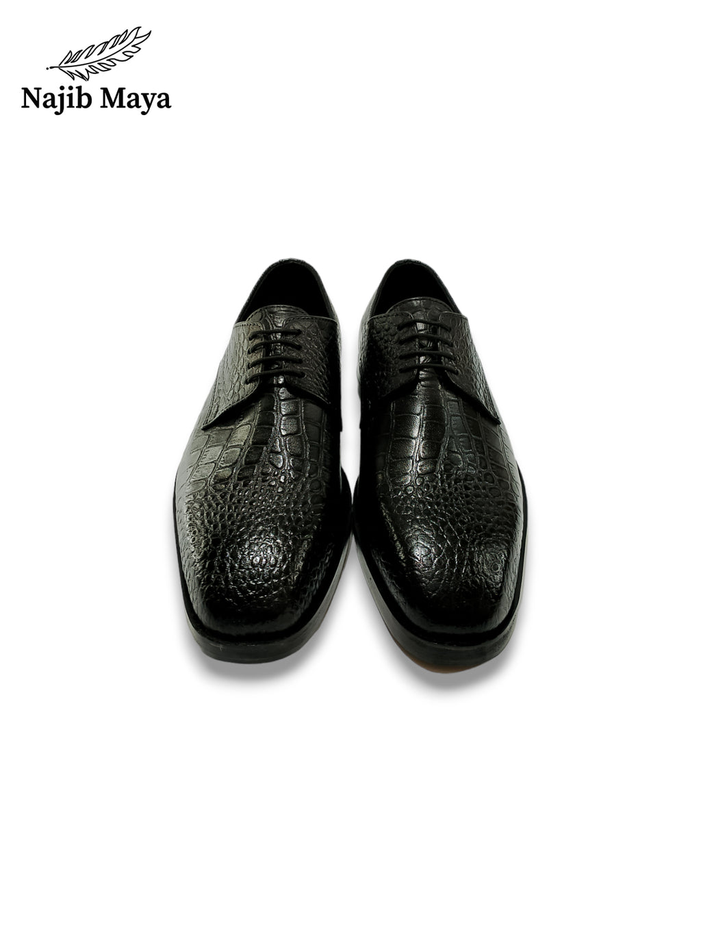 Black Darby T-Shape Shoes For Men's