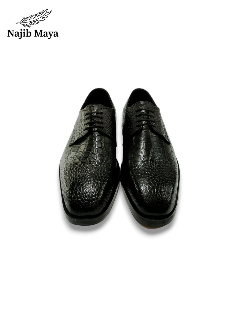 Black Darbi T-Shape Shoes For Men's