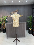 Cream Embroidered Waistcoat For Men's