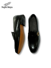 Load image into Gallery viewer, Black Elegant Cliper Shoes For Men&#39;s