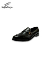 Load image into Gallery viewer, Black Elegant Cliper Shoes For Men&#39;s