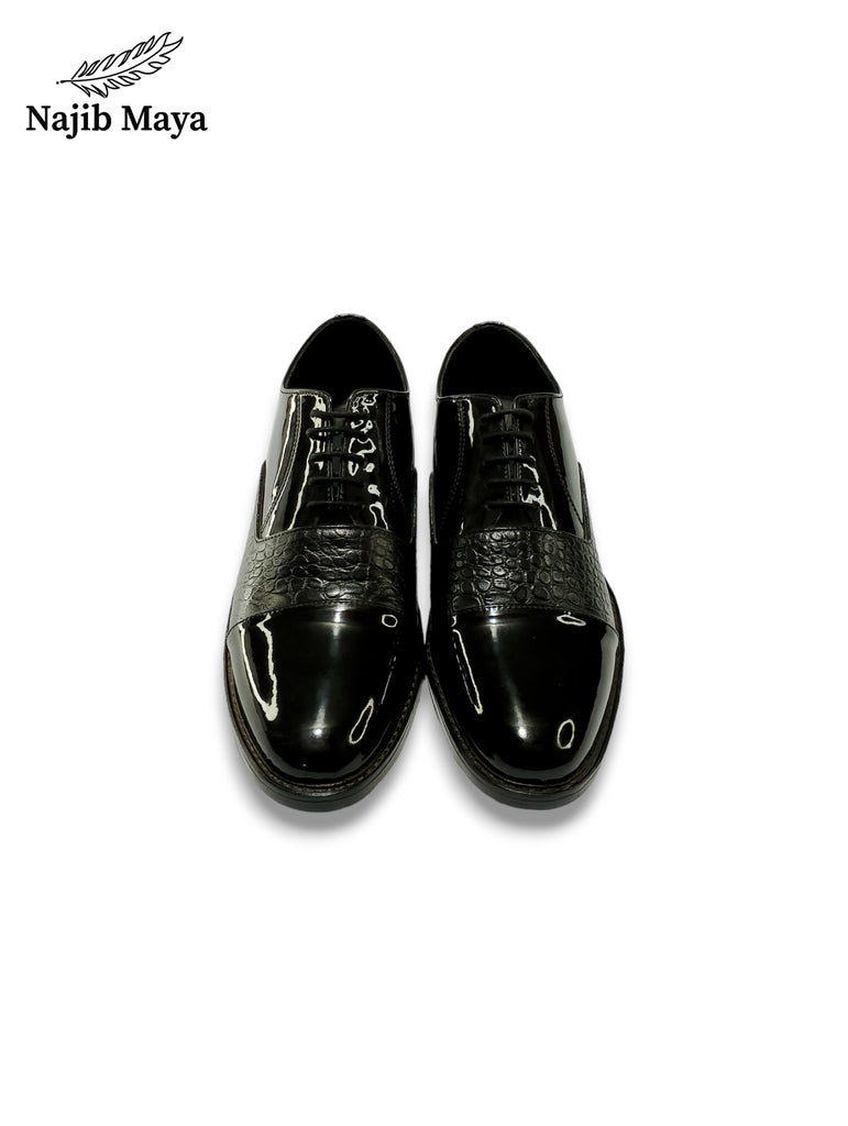 Black Oxford Shoes For Men's