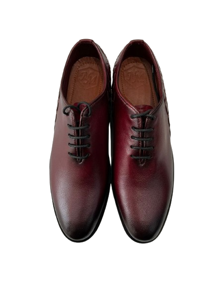 Luxury Mehroon Shoes For Men's Secondary image