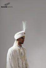 Load image into Gallery viewer, White Full Hand Work Sherwani For Men&#39;s