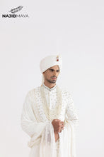 Load image into Gallery viewer, White Full Hand Work Sherwani For Men&#39;s