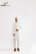 Load image into Gallery viewer, White Full Hand Work Sherwani For Men&#39;s