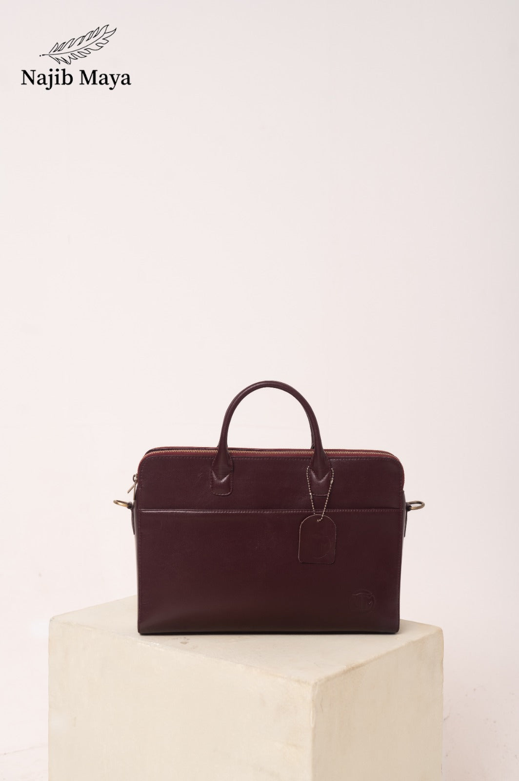 Marooon Elegant Laptop Bags Main image