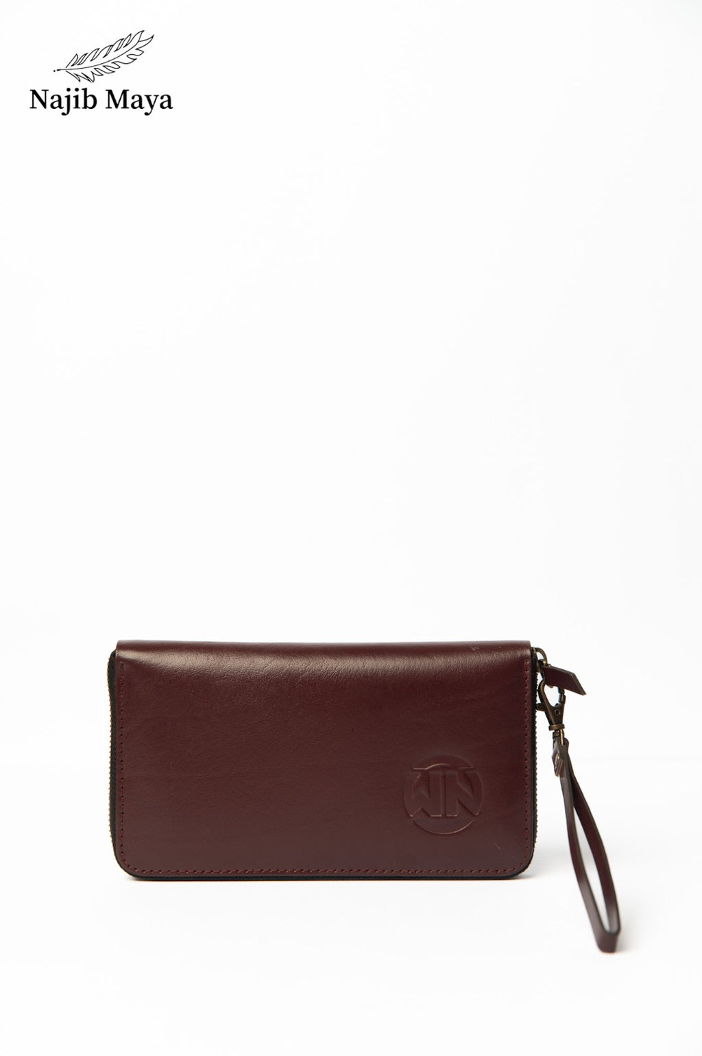 Maroon Chain Wallet For Men's