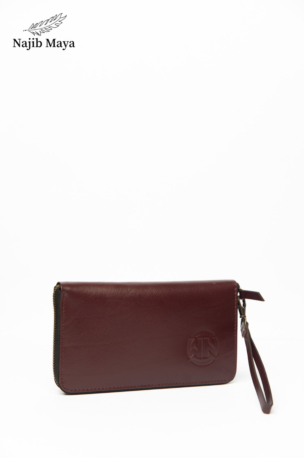 Maroon Chain Wallet For Men's
