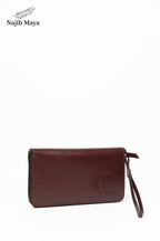 Maroon Chain Wallet For Men's