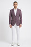 Multi Cheque Casual Coat For Men's