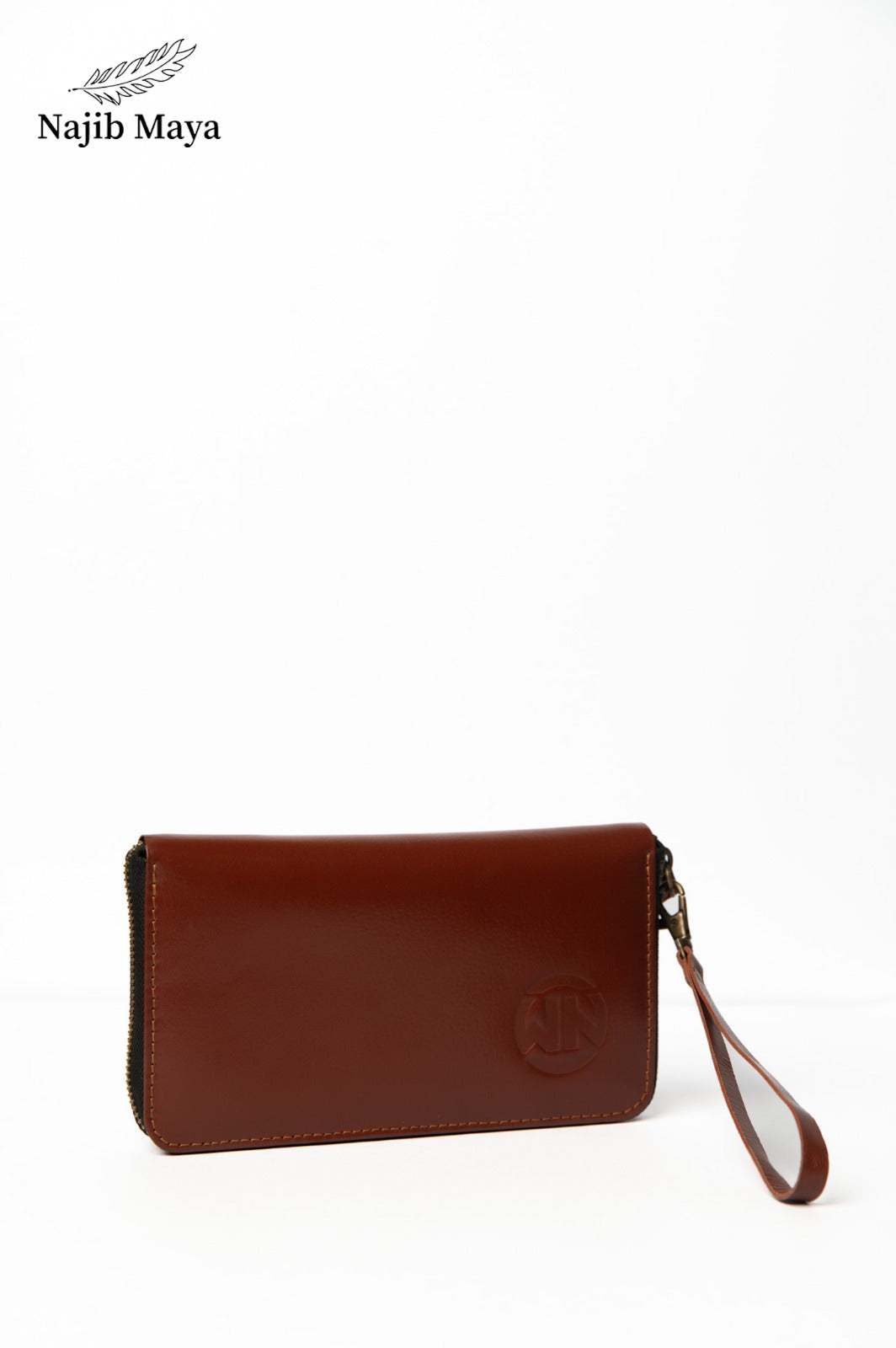 Mustard Chain Wallet For Men's Secondary image