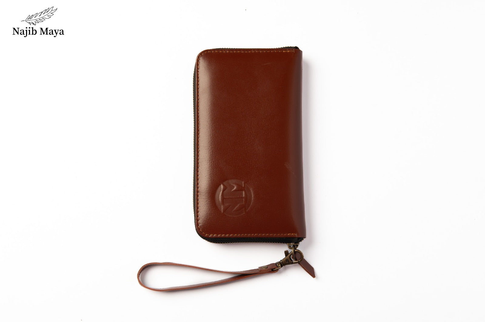 Mustard Chain Wallet For Men's Main image