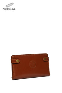 Mustard Button Wallet For Men's