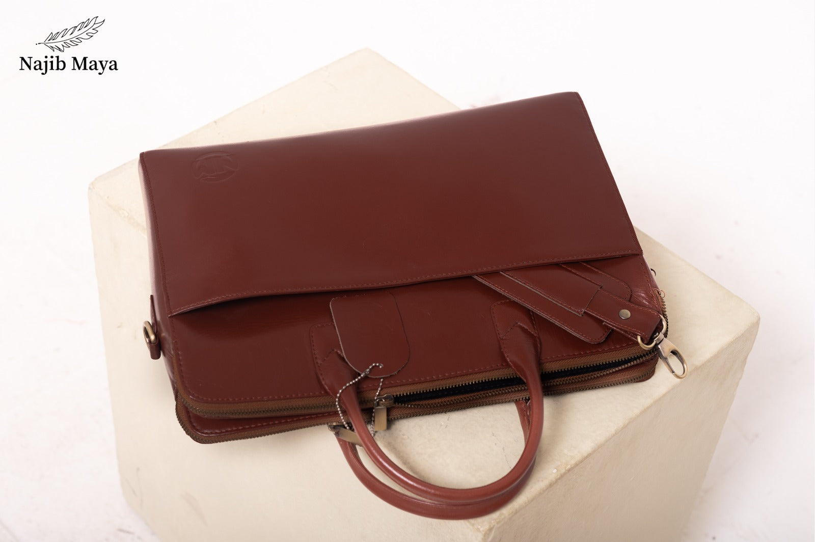 Mustard Elegant Laptop Bags Main image