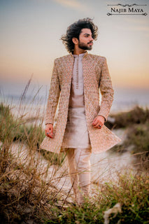 Embroidered HandWork Sherwani For Men's