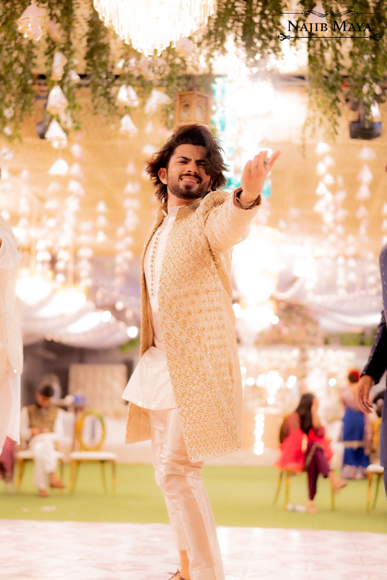 Embroidered HandWork Sherwani For Men's