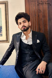 Black Texaco 3 Piece Suit For Men's