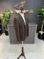 Black & Brown lining Casual Coat For Men's