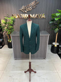 Flag Green Casual Coat For Men's