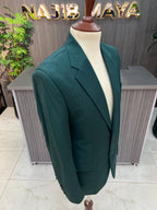 Flag Green Casual Coat For Men's