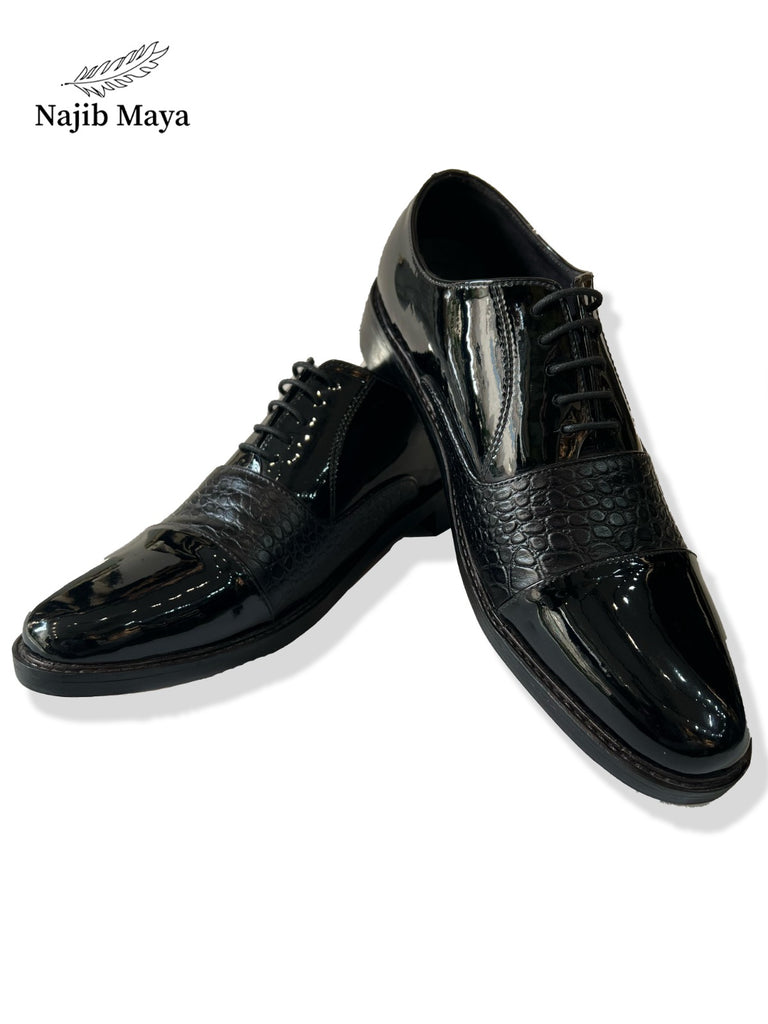 Luxury Black Shoes For Men's