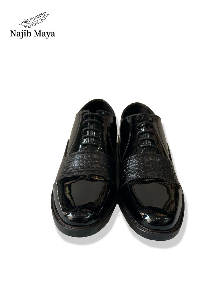 Luxury Black Shoes For Men's