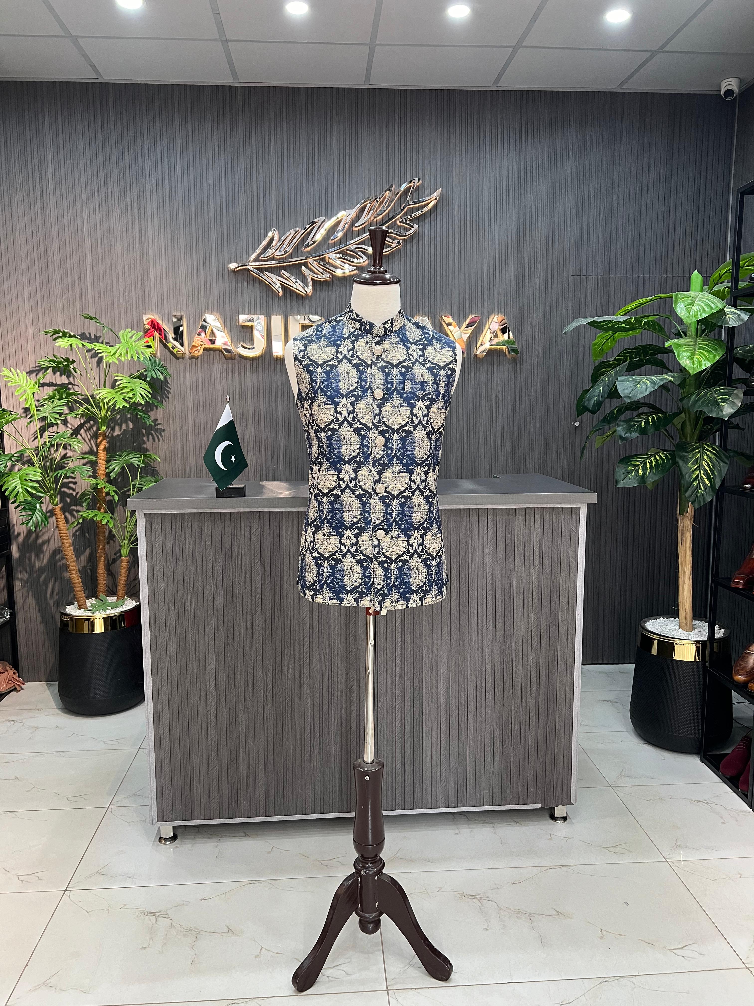 Printed Waist Coat For Men's Main image