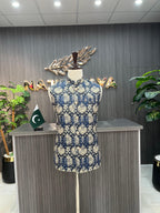 Printed Waist Coat For Men's