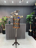 Multi Printed Waist Coat For Men's