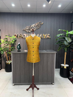 Printed Waist Coat For Men's