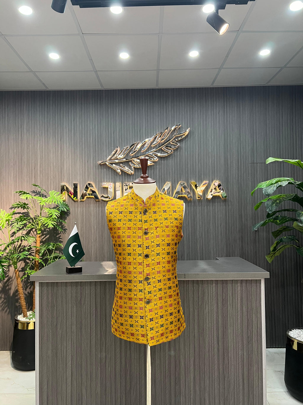 Printed Waist Coat For Men's