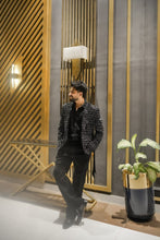 Load image into Gallery viewer, Black Stylish 2Pec Coat Pent For Men's