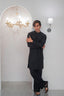 Black Kurta With Bell Bottom Pajama For Men's