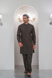 Green Kurta With Bell Bottom Pajama For Men's