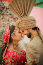 Load image into Gallery viewer, Beige Sherwani Full Hand Work For Men's