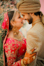 Load image into Gallery viewer, Beige Sherwani Full Hand Work For Men's