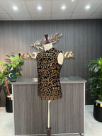 Black Golden Waistcoat For Men's
