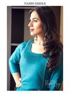 Blue Front Stylish Kurta Pajama For Women's