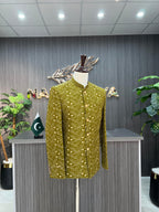 Dhaani Embroidery Prince Coat For Men's