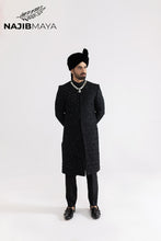 Load image into Gallery viewer, Black Full Hand Work Sherwani For Men&#39;s