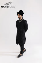 Load image into Gallery viewer, Black Full Hand Work Sherwani For Men&#39;s