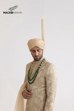 Load image into Gallery viewer, Mate Gold Front Open Sherwani For Men&#39;s