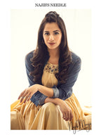 Golden Silk Frock For Women's