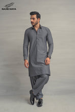 Load image into Gallery viewer, Grey Shalwar Kameez For Men&#39;s