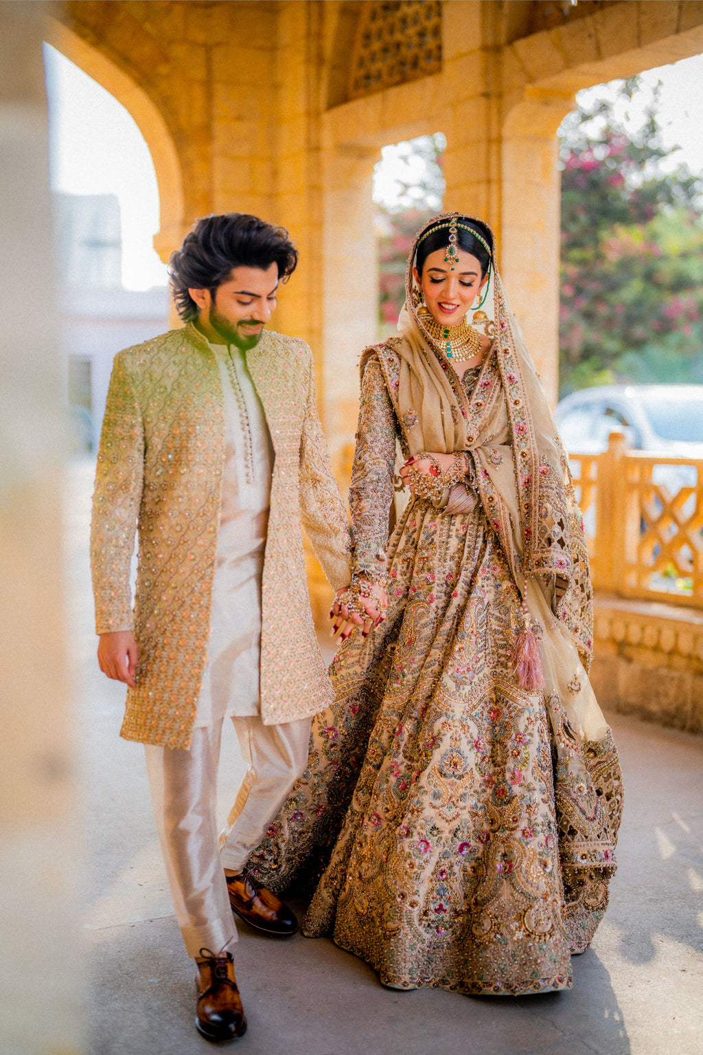 Embroidered HandWork Sherwani For Men's