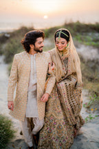 Embroidered HandWork Sherwani For Men's