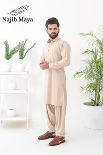 Biscuity Shalwar Kameez For Men's