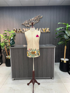 White Multi Embroidery Waistcoat For Men's